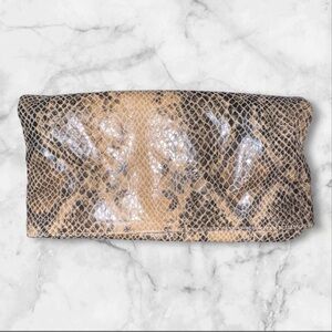 Alfani Snake Print Clutch EUC​
